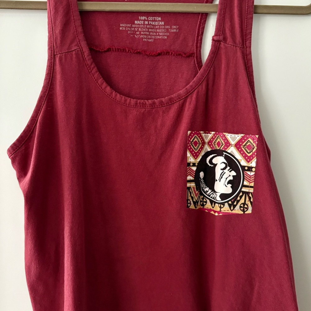Florida State University Tank Top with FSU Logo (front and back!)